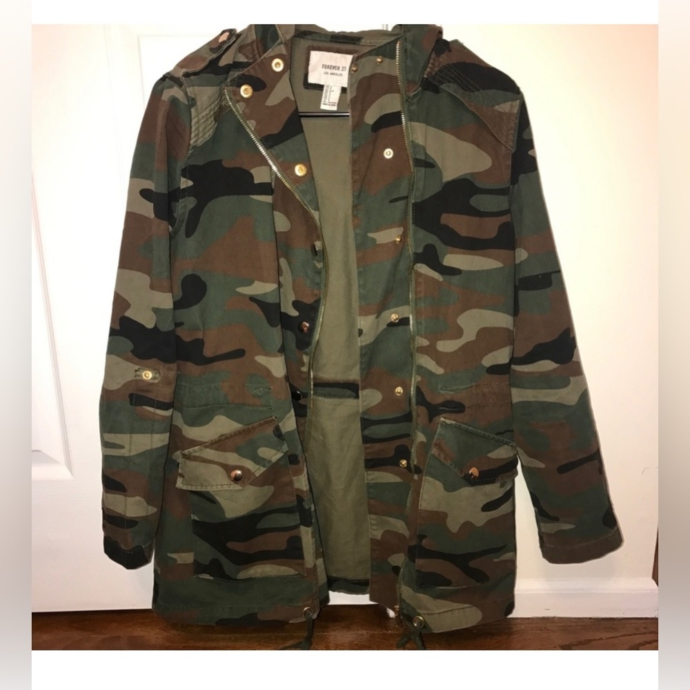 Camouflage Zipper Jacket